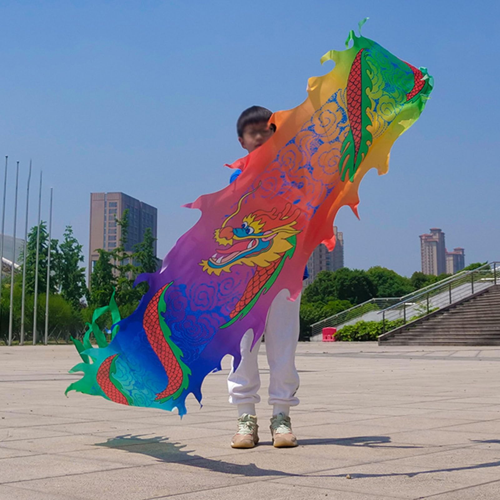 Amazon.com: Dragon Poi Small Size Dragon Dance Ribbon for Kids